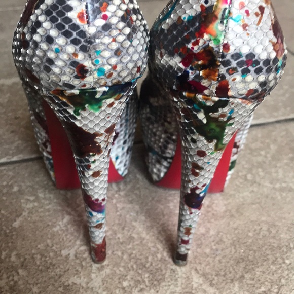 Christian Louboutin Highness 160 Python Carnaval - Picture 3 of 9